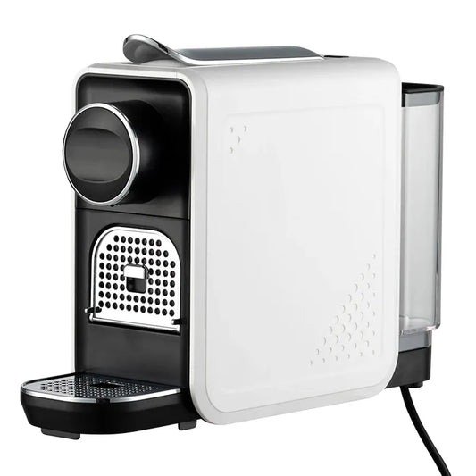 KTX-129299 Automatic Capsule Coffee Machine - Black Espresso Maker for Home Use