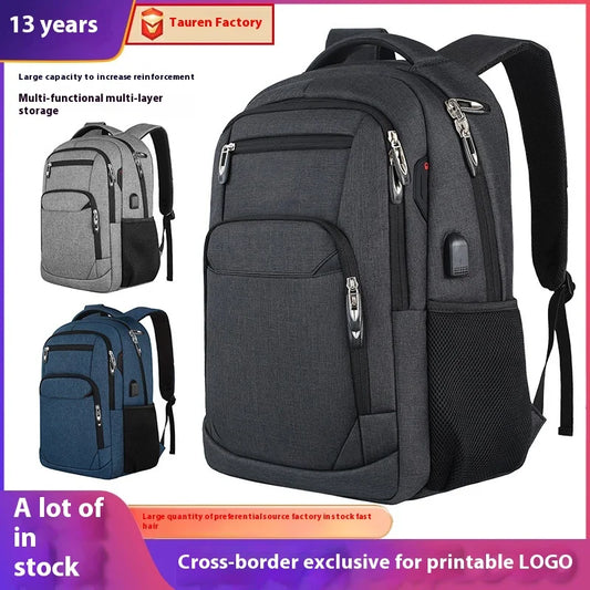KTX-555923 Waterproof Large Capacity Men's Laptop Backpack for Travel and Business
