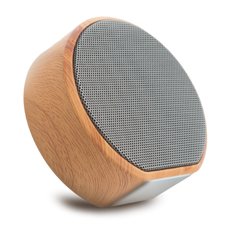 KTX-069267 Wood Grain Bluetooth Computer Speaker with USB Connection and Built-in Lithium Battery