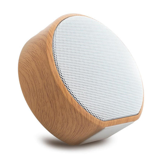 KTX-069267 Wood Grain Bluetooth Computer Speaker with USB Connection and Built-in Lithium Battery