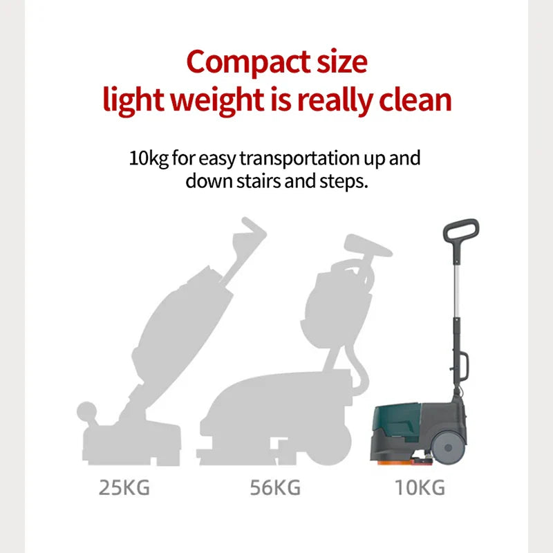 KTX-093075 Portable Mini Floor Scrubber 170W Handheld Cleaning Machine for Household Use