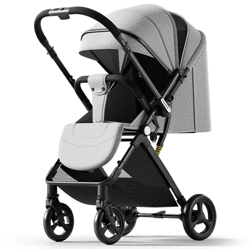 KTX-091539 Elegant Lightweight Multifunctional Baby Stroller Travel System - Compact and Foldable Pushchair for Easy Transport