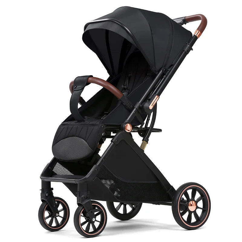 KTX-091539 Elegant Lightweight Multifunctional Baby Stroller Travel System - Compact and Foldable Pushchair for Easy Transport