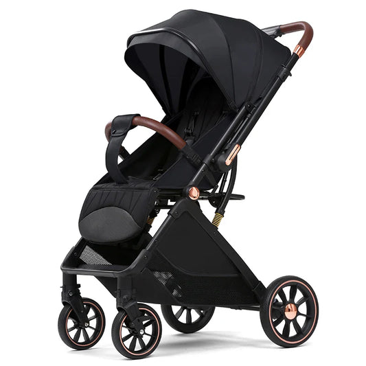 KTX-091539 Elegant Lightweight Multifunctional Baby Stroller Travel System - Compact and Foldable Pushchair for Easy Transport