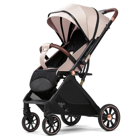 KTX-091539 Elegant Lightweight Multifunctional Baby Stroller Travel System - Compact and Foldable Pushchair for Easy Transport