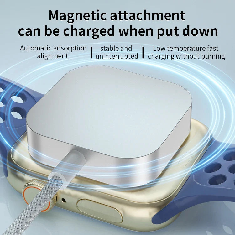 KTX-310419 Magnetic Wireless Charger Cable for Apple Watch Ultra Series 9/8/7/6/5/4/SE - Fast Charging