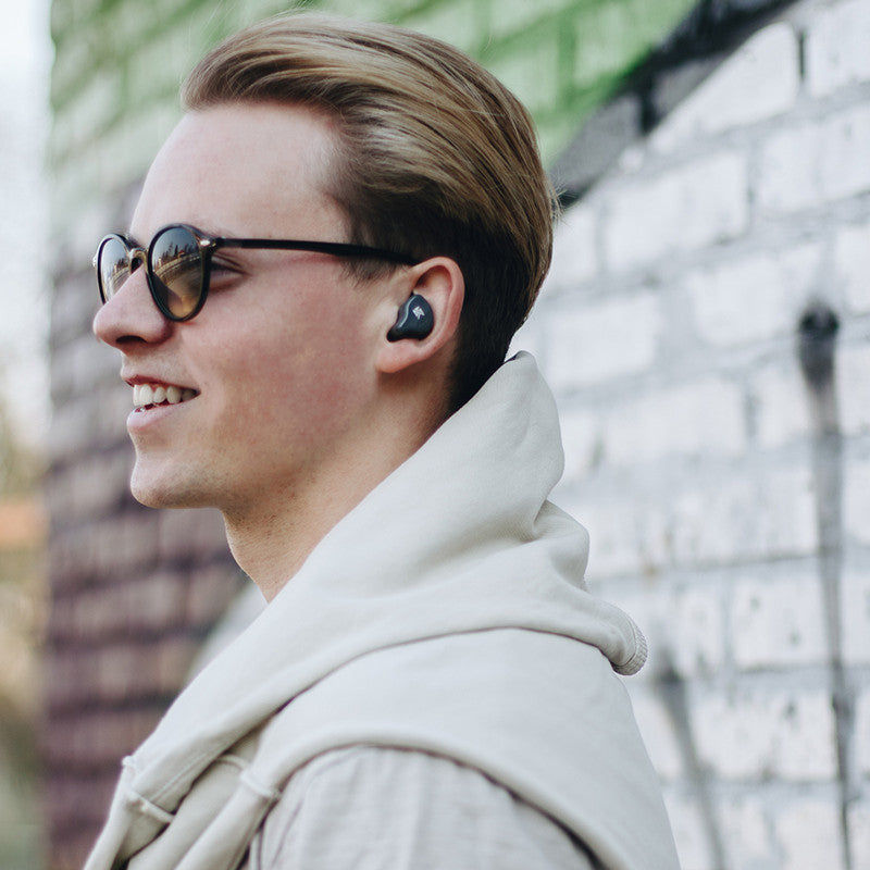 KTX-837139 Wireless Bluetooth Headset with Call Function and Voice Control - Stereo Earplug Style, 20m Range