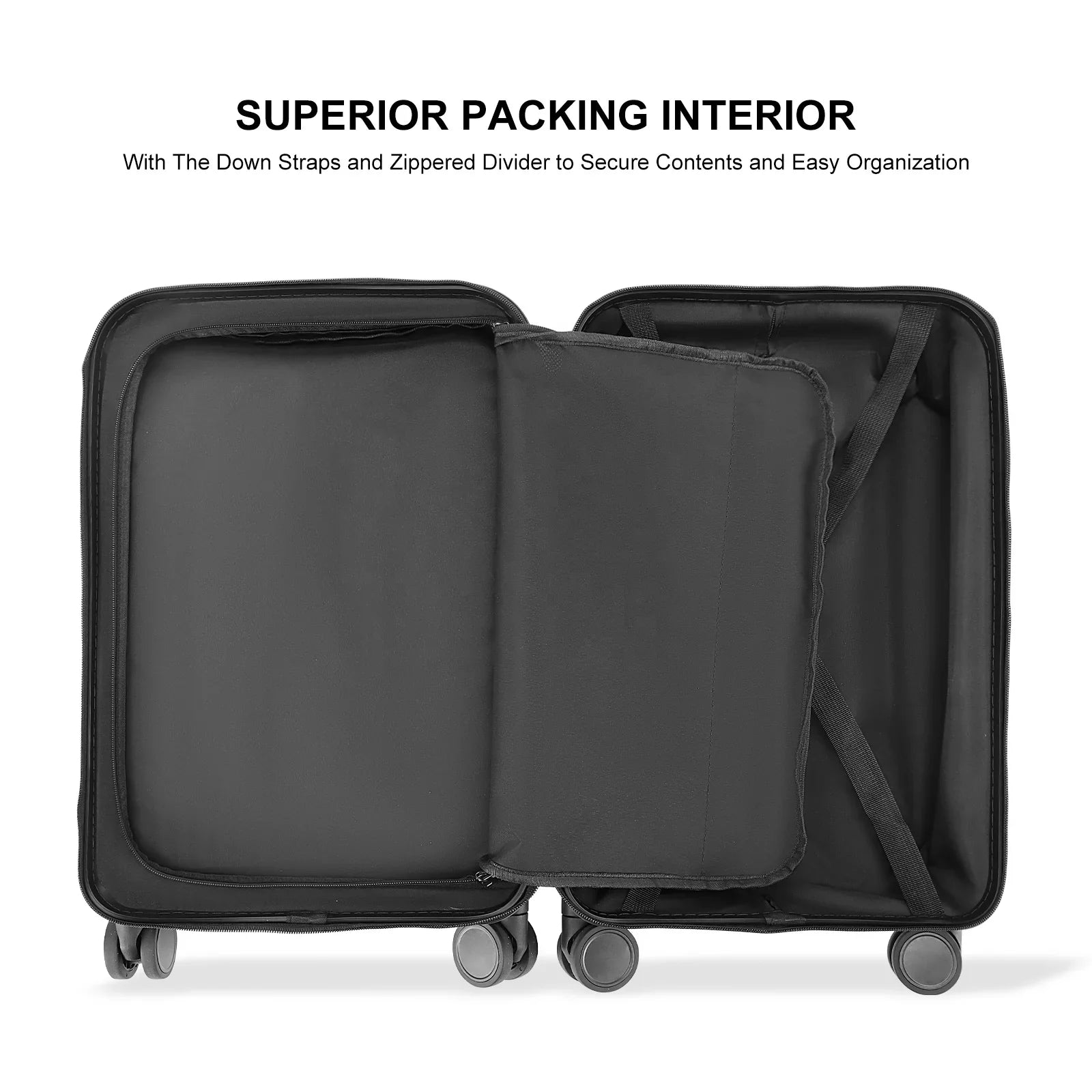 KTX-748243 Designer Aluminium Trolley Suitcase with Laptop Compartment and Cup Holder for Travel