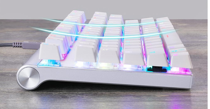 KTX-112275 Custom Full Color 87-Key Light-Up Mechanical Keyboard