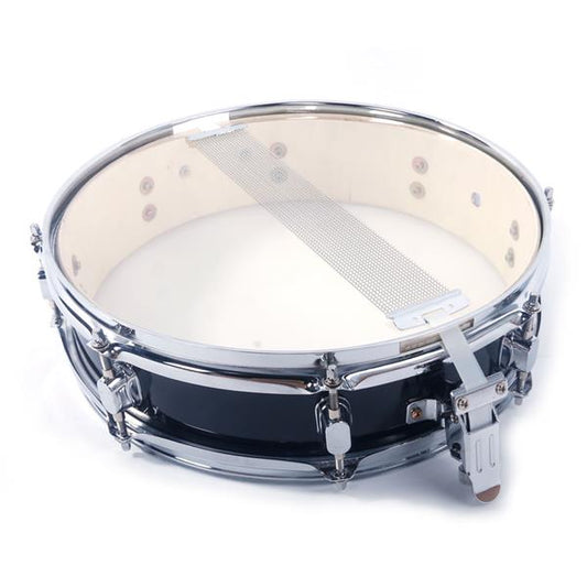 KTX-665619 13x3.5 Inch Black Snare Drum Set with Drum Stick, Key, and Strap