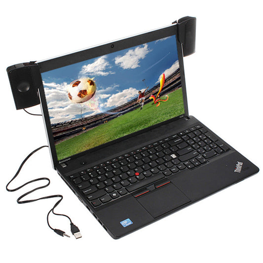 KTX-231955 Compact Clip-On USB Desktop Speakers for Enhanced Sound Experience