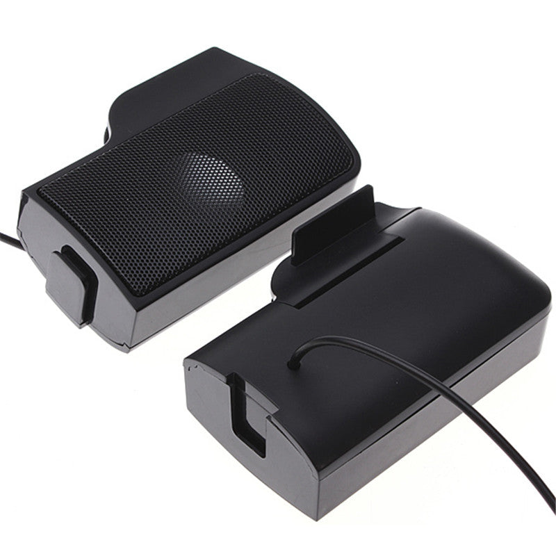 KTX-231955 Compact Clip-On USB Desktop Speakers for Enhanced Sound Experience