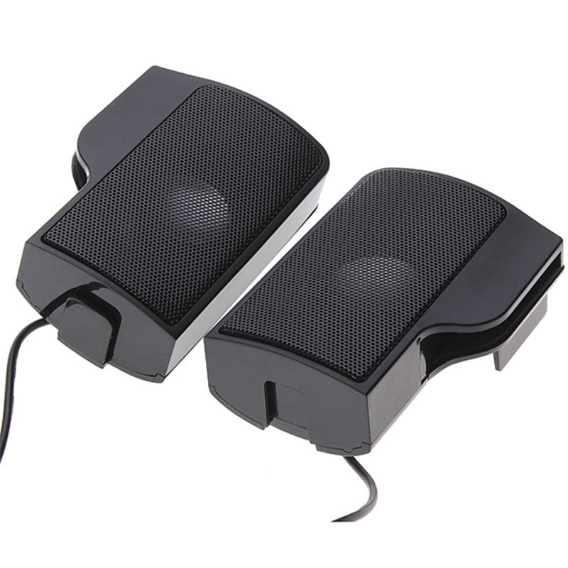 KTX-231955 Compact Clip-On USB Desktop Speakers for Enhanced Sound Experience