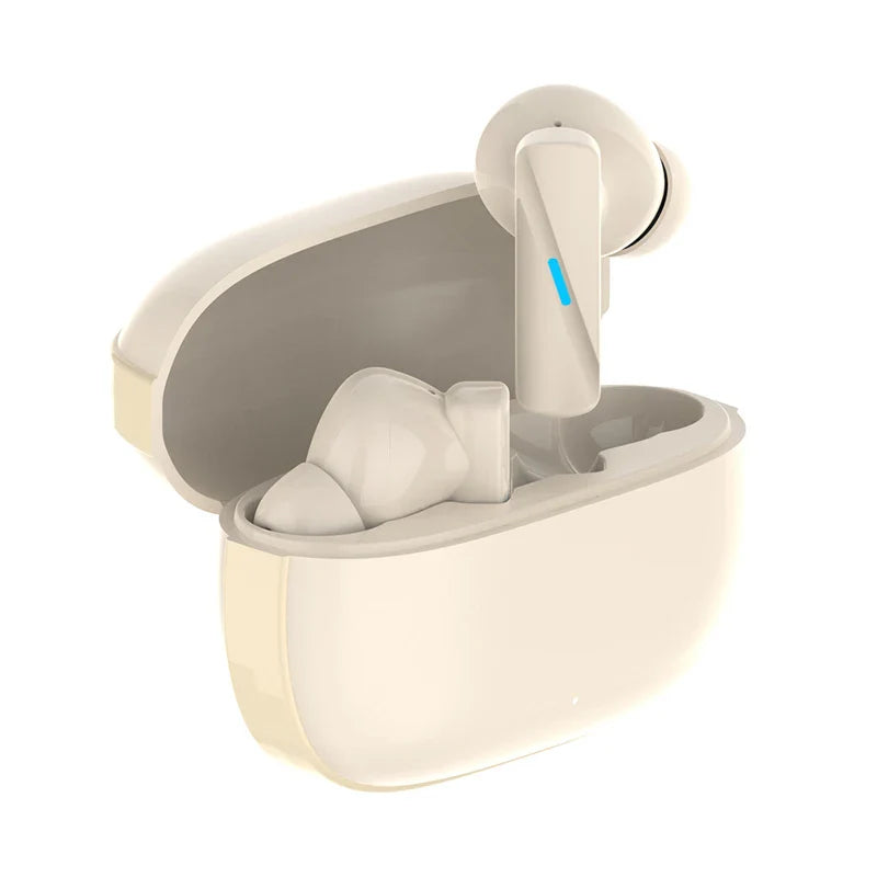 KTX-690387 Zinc Alloy Noise Cancelling TWS Earphones with LED Battery Indicator