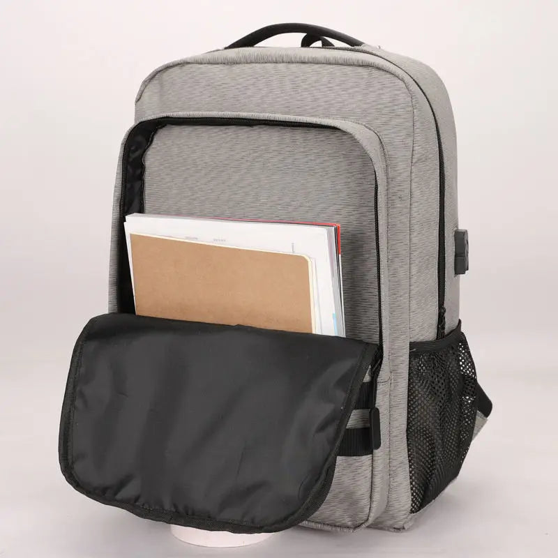 KTX-033939 Large Capacity Waterproof Laptop Backpack for Men with USB Charging Port