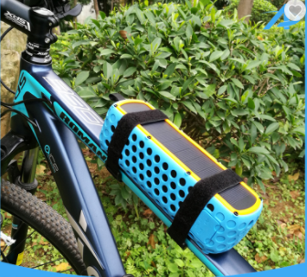 KTX-626003 Portable Solar Charging Bluetooth Speaker with Subwoofer for Outdoor Use and Desktop Compatibility