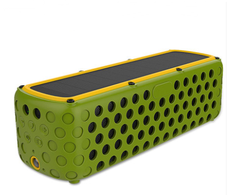 KTX-626003 Portable Solar Charging Bluetooth Speaker with Subwoofer for Outdoor Use and Desktop Compatibility