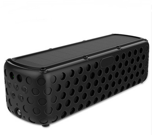 KTX-626003 Portable Solar Charging Bluetooth Speaker with Subwoofer for Outdoor Use and Desktop Compatibility