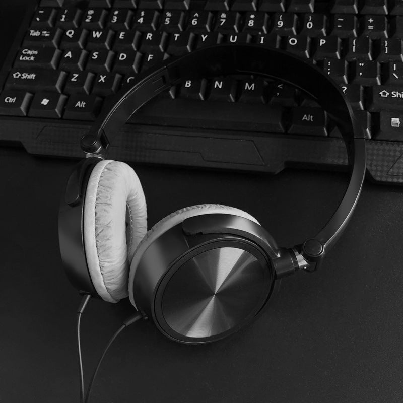 KTX-938195 Wired Bass Headphones with In-Line Microphone and 1.2m Cable - Excellent Sound Quality