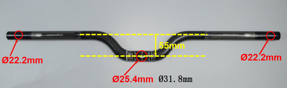 KTX-308563 Lightweight Full Carbon Fiber Bicycle Handlebar for Ultimate Performance