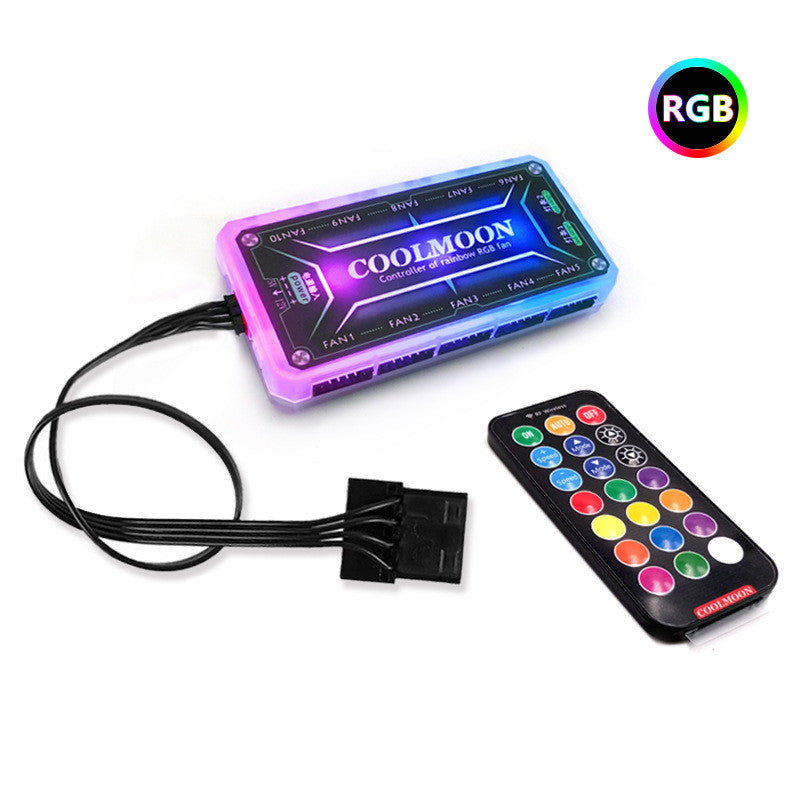 KTX-985811 RGB Power Supply Bay Light Board for Chassis and Graphics Card Highlighting, DC5V, 300mm x 86.8mm, Small 4PIN Interface