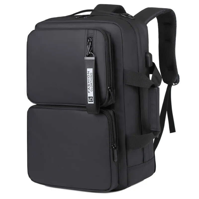 KTX-701651 Multi-Functional Waterproof Computer Backpack with USB Charging for Business, School, and Travel