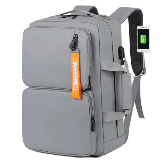 KTX-701651 Multi-Functional Waterproof Computer Backpack with USB Charging for Business, School, and Travel