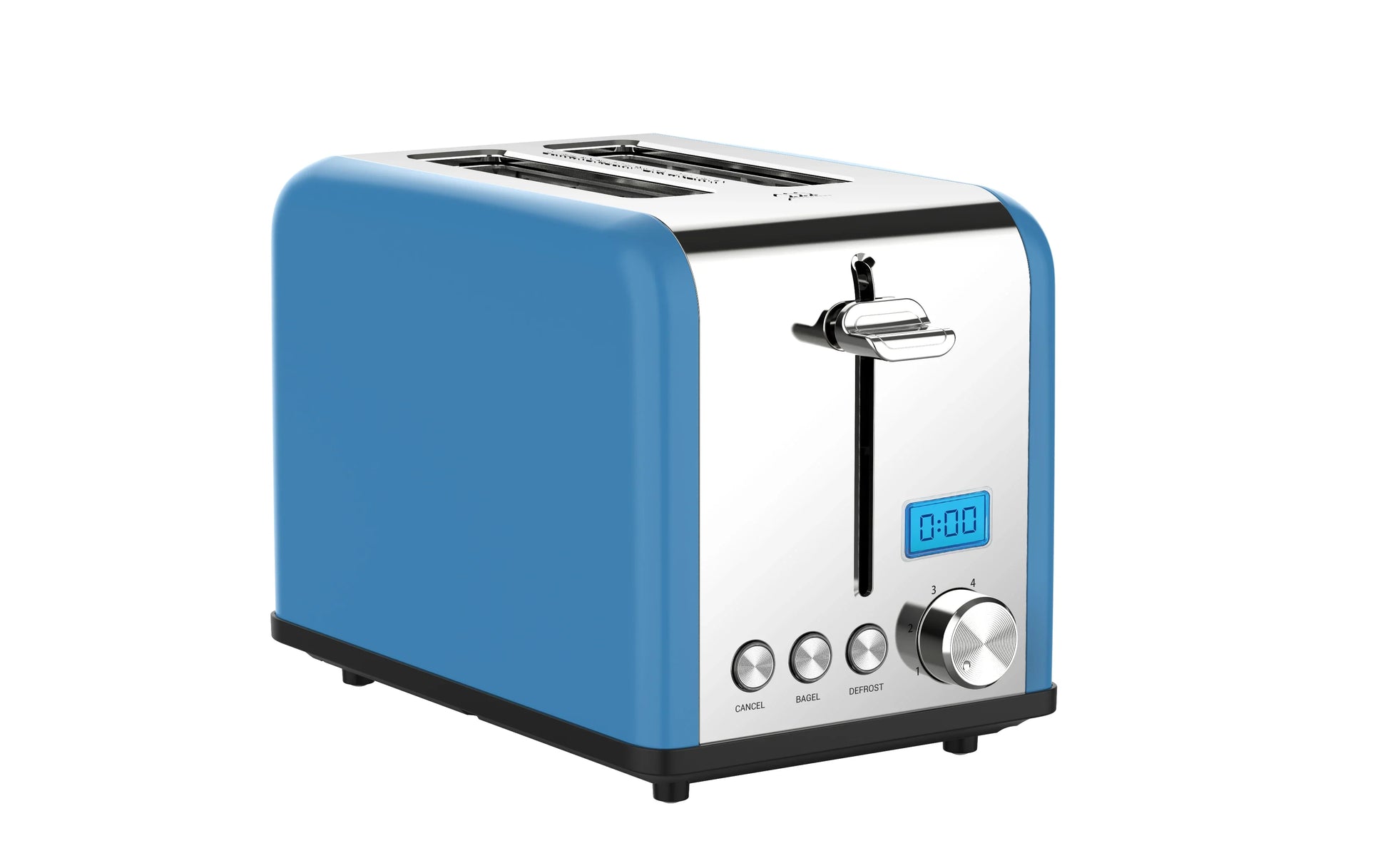 KTX-748755 2-Slice Stainless Steel Digital Toaster with LCD Display