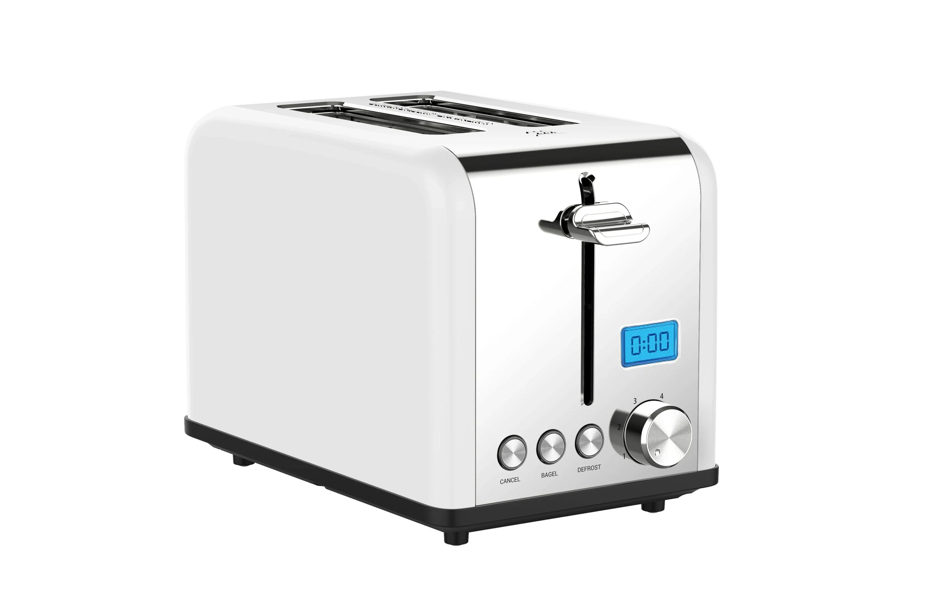 KTX-748755 2-Slice Stainless Steel Digital Toaster with LCD Display