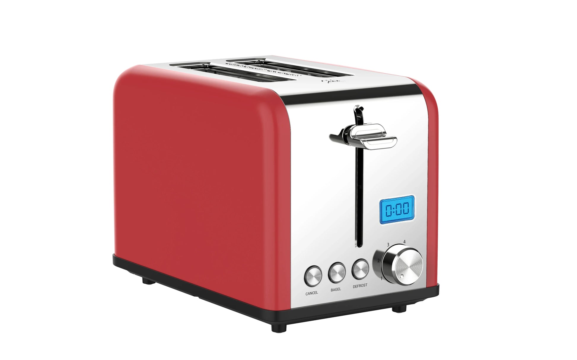 KTX-748755 2-Slice Stainless Steel Digital Toaster with LCD Display
