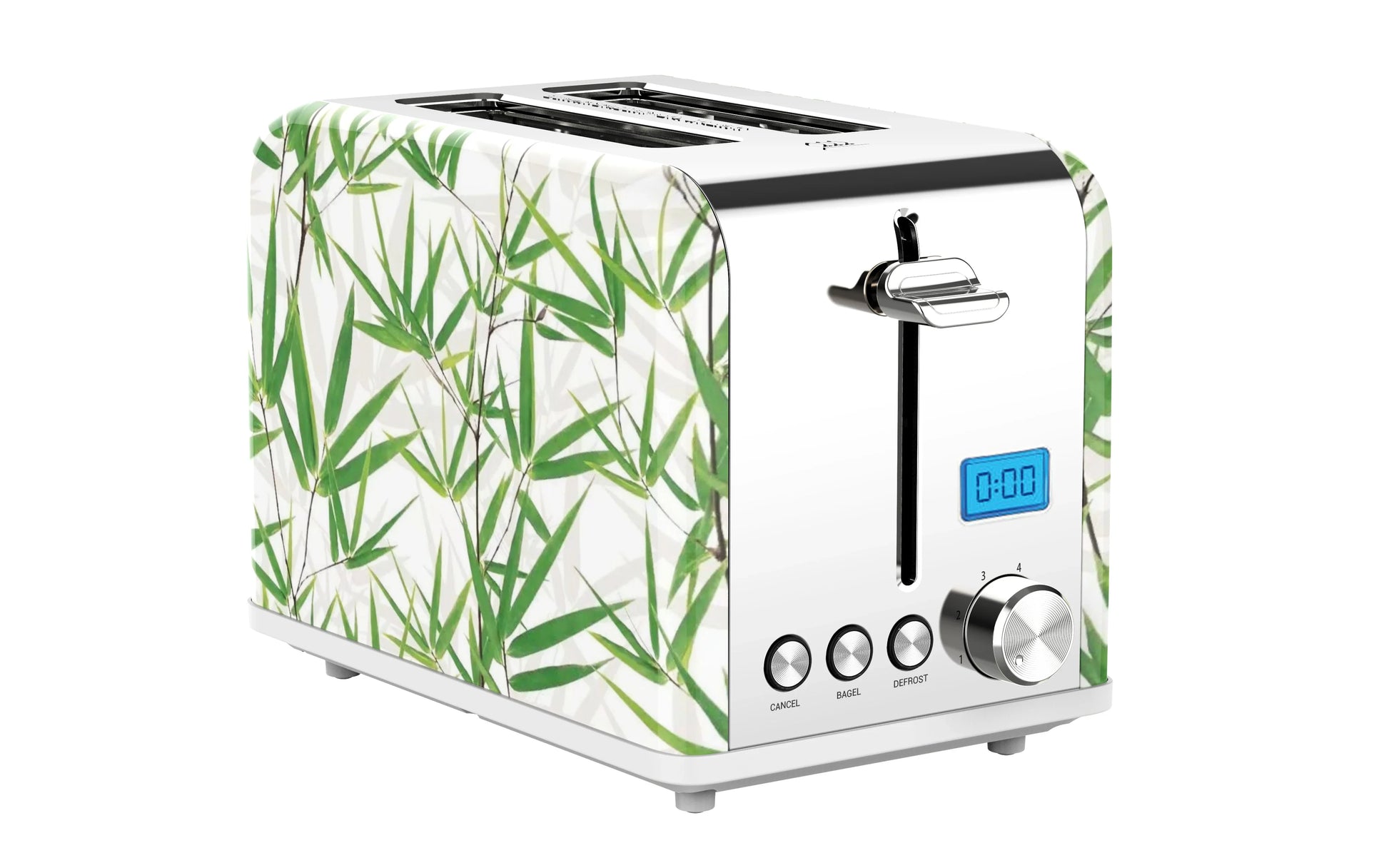 KTX-748755 2-Slice Stainless Steel Digital Toaster with LCD Display