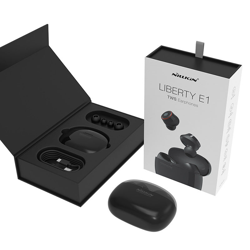KTX-411155 TWS E1-Liberty Bluetooth 5.0 Wireless Headset with Stereo Sound and Call Function - Available in Gold and Red