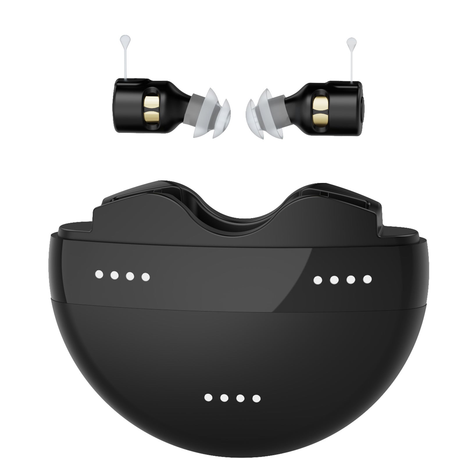 KTX-650387 Rechargeable Digital Voice Amplifier for Enhanced Hearing with Volume Memory and Feedback Suppression