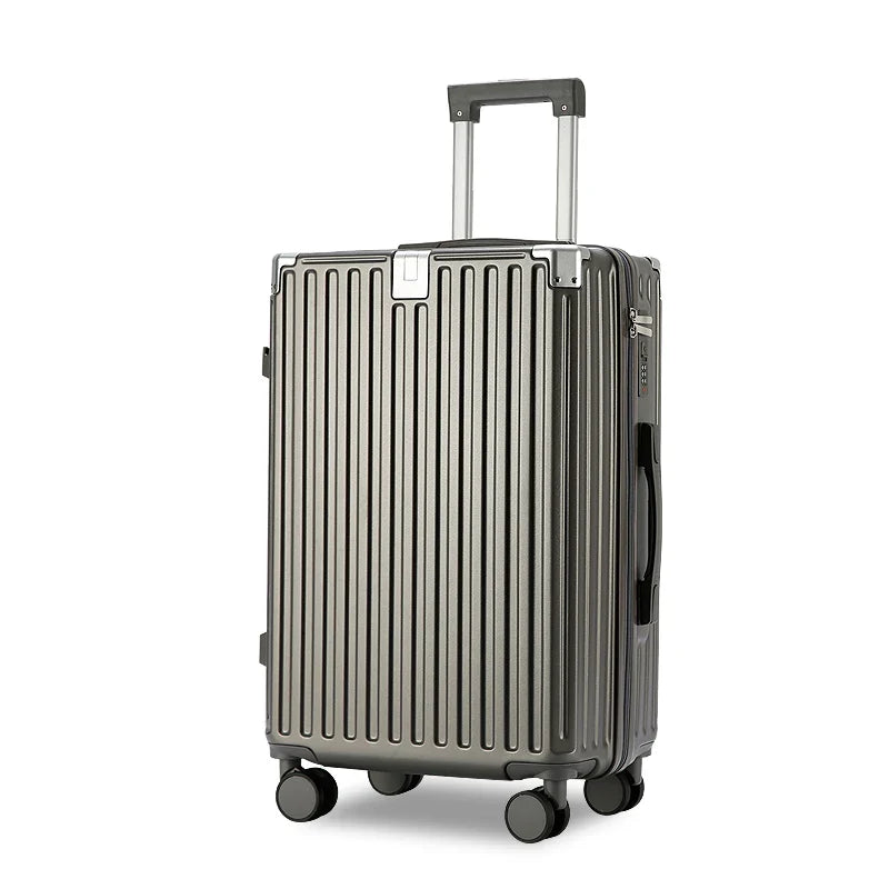 KTX-031955 Durable 4-Wheel Soft Shell Luggage Travel Set Trolley Suitcase with Wheels