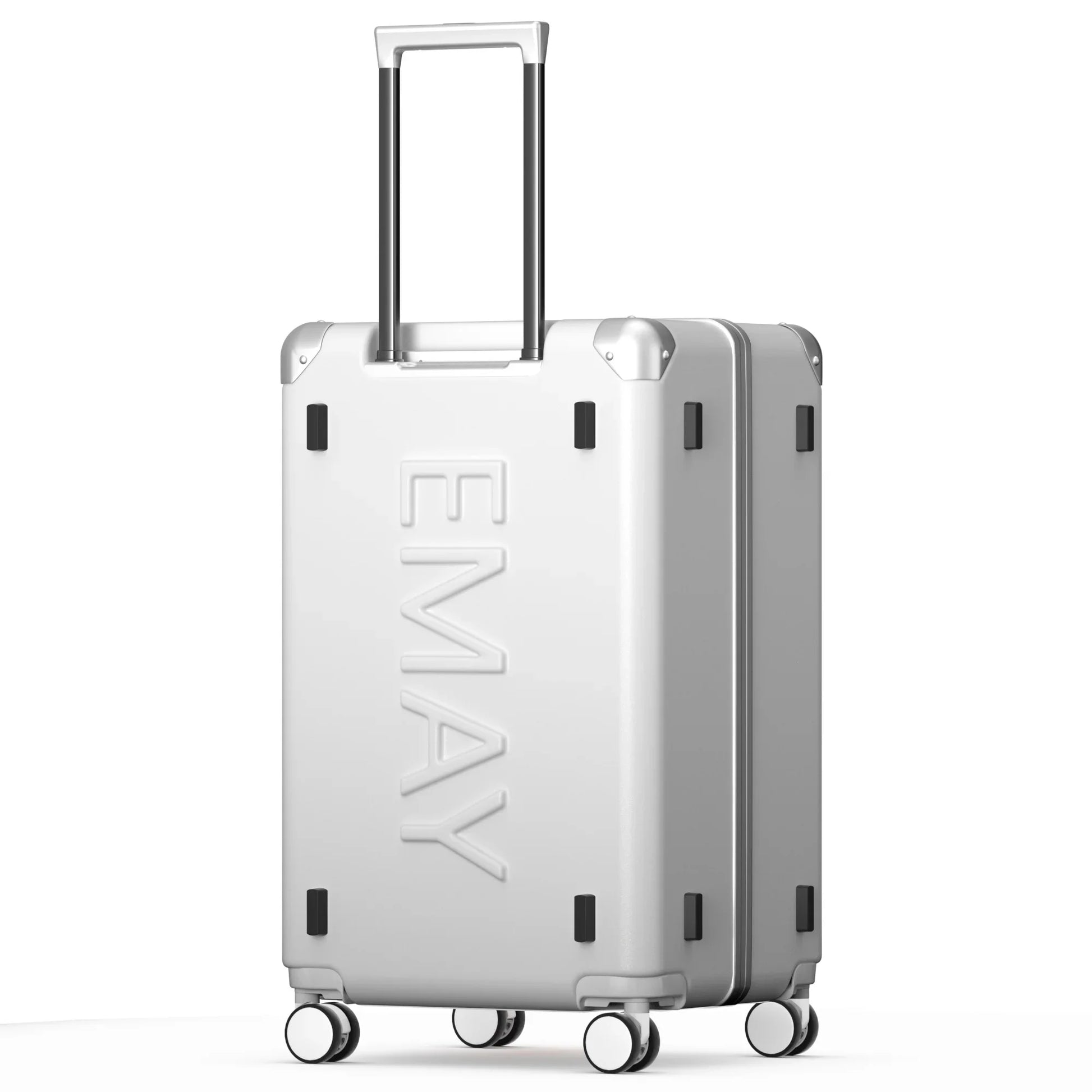 KTX-929043 Durable Hardshell PC Trolley Travel Suitcase with Aluminium Details, Ideal Carry-On Luggage