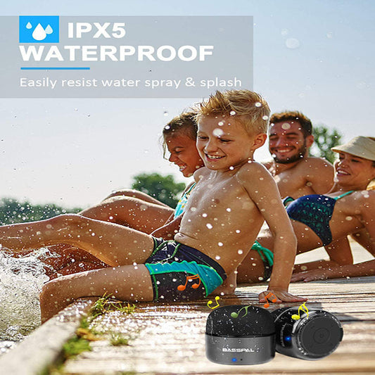 KTX-376531 Waterproof Mini Bluetooth Speaker with 8-Hour Battery and Radio Function