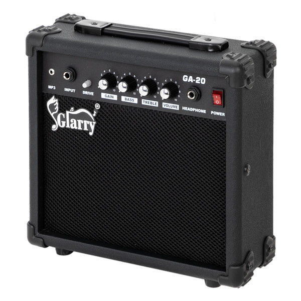 KTX-835795 20W Portable Electric Guitar Amplifier with Volume, Treble, Bass, and Middle Controls