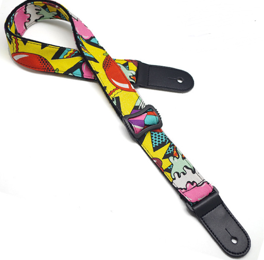 KTX-617043 Cartoon Ukulele Strap for Small Guitars