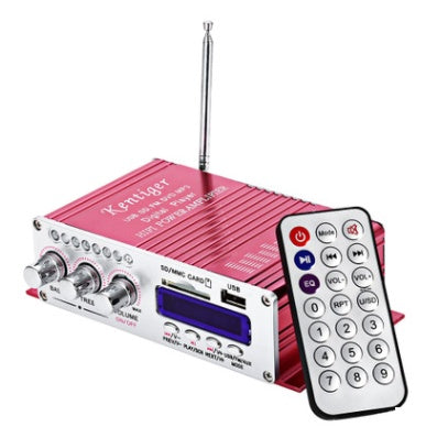 KTX-851603 Multi-Function Amplifier with MP3 Player, FM Radio, and Remote Control for Home and Vehicle Audio Systems