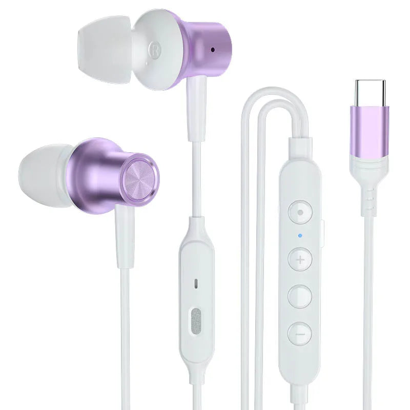 KTX-961427 Voice Changing Microphone for Live Broadcasting and K-Songs - Wired In-Ear Headphones for Singing and Gaming