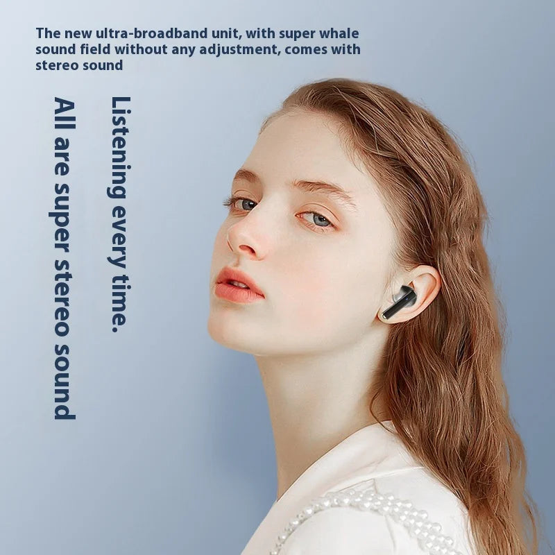 KTX-870035 Wireless Half-Ear Noise Cancelling Zinc Alloy Earphones TWS Headset