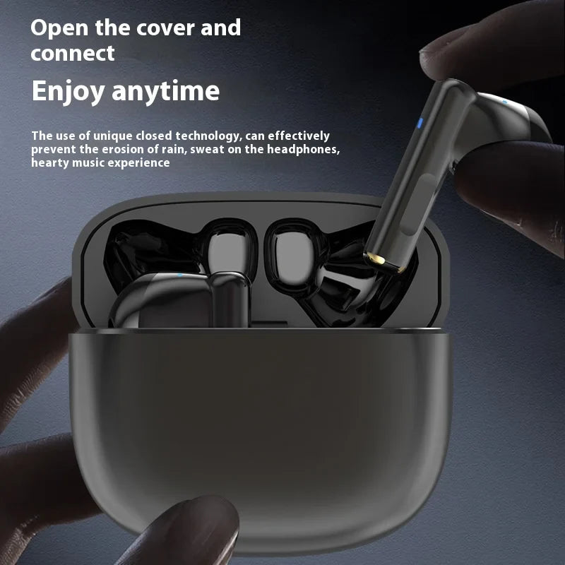 KTX-870035 Wireless Half-Ear Noise Cancelling Zinc Alloy Earphones TWS Headset