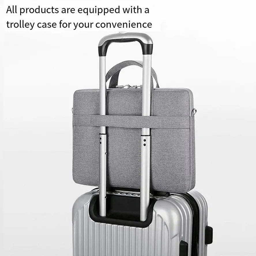 KTX-285715 Custom Logo Tote Bag for Women – Stylish Crossbody Briefcase and Laptop Sleeve Case