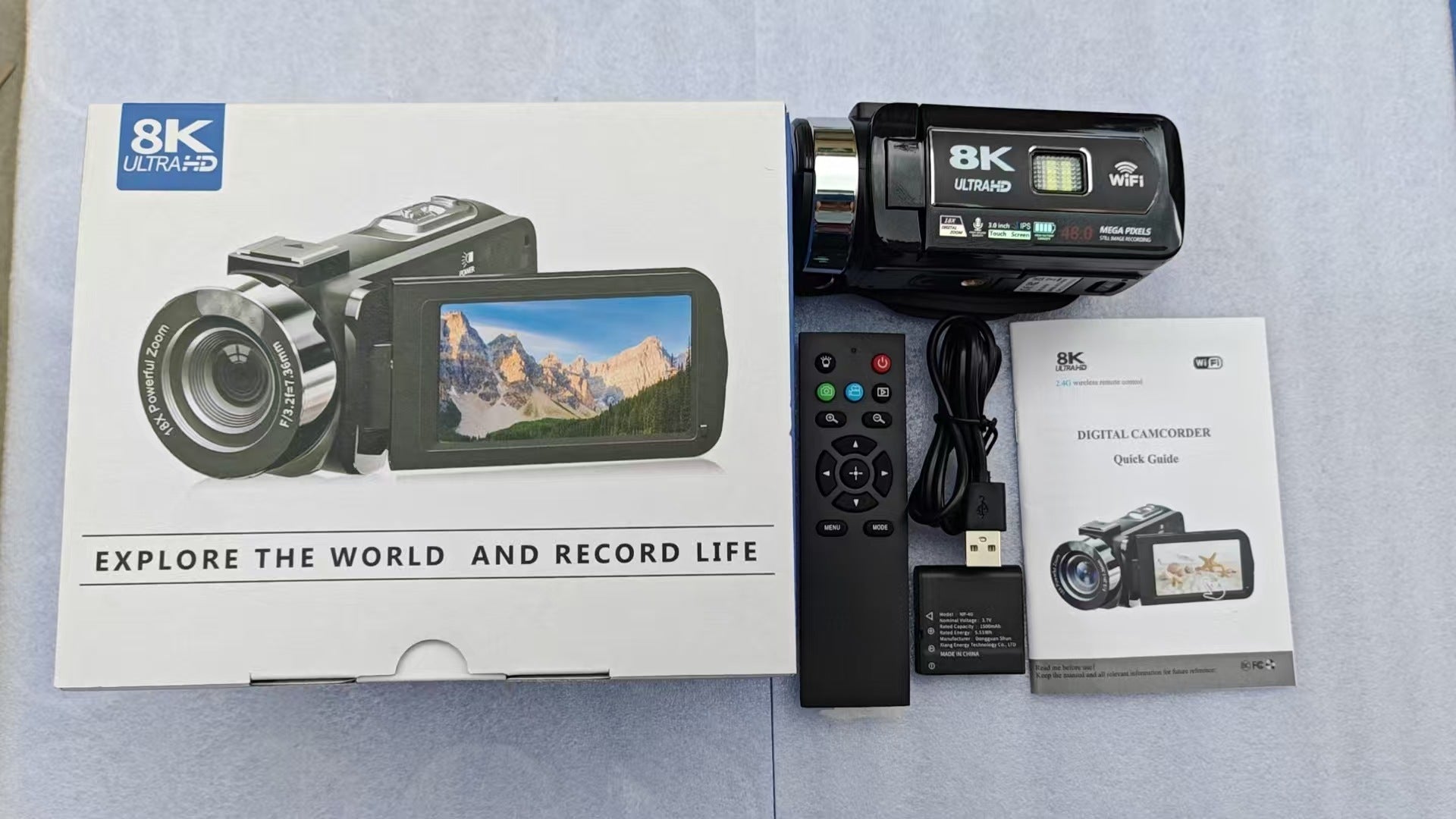 KTX-494931 8K WiFi HD Digital Touch Screen Handheld Camera