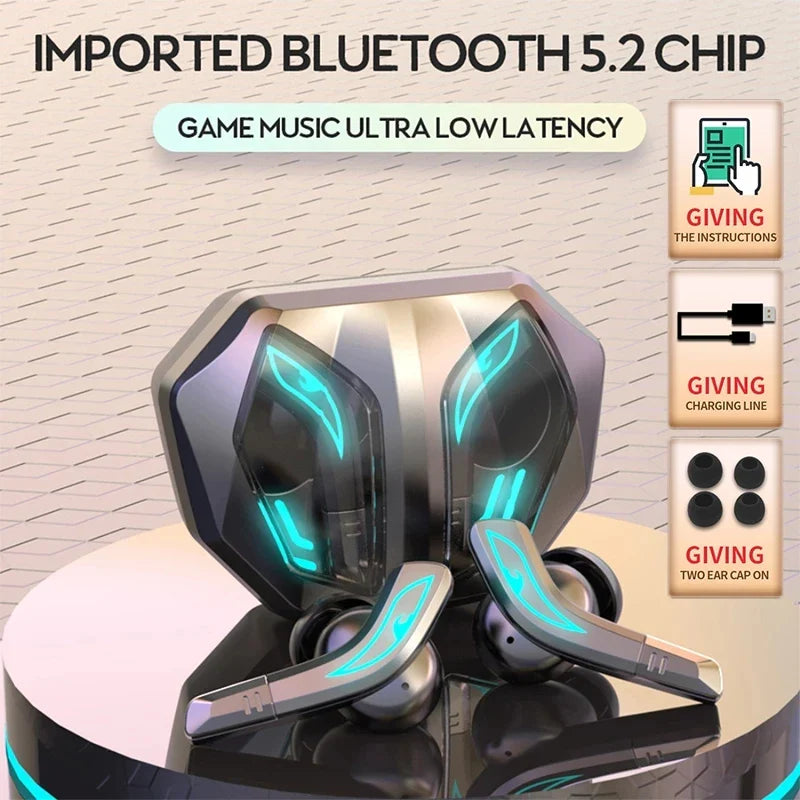 KTX-754771 Wireless TWS Earbuds with LED Display - In-ear Stereo Headphones for Gaming and Sports - Model MD158