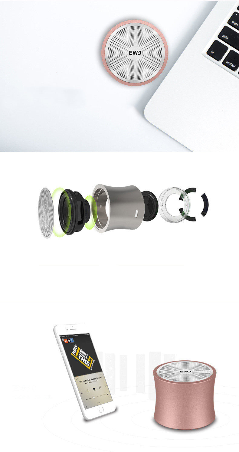 KTX-361875 Portable Bluetooth Speaker with 8-Hour Battery Life and USB Charging