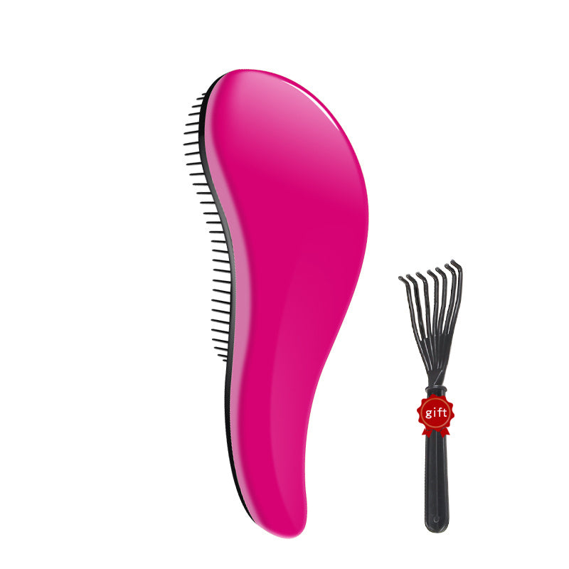 KTX-056851 Detangling Hair Comb for Effortless Knot-Free Styling - 18Cm Plastic Hair Brush