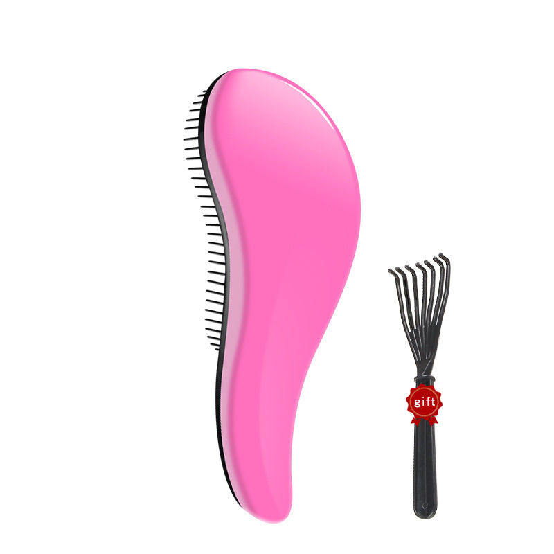 KTX-056851 Detangling Hair Comb for Effortless Knot-Free Styling - 18Cm Plastic Hair Brush