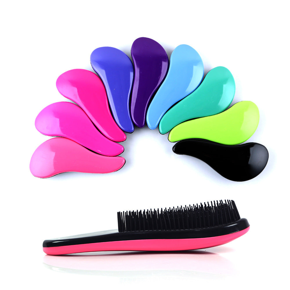 KTX-056851 Detangling Hair Comb for Effortless Knot-Free Styling - 18Cm Plastic Hair Brush