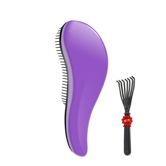 KTX-056851 Detangling Hair Comb for Effortless Knot-Free Styling - 18Cm Plastic Hair Brush